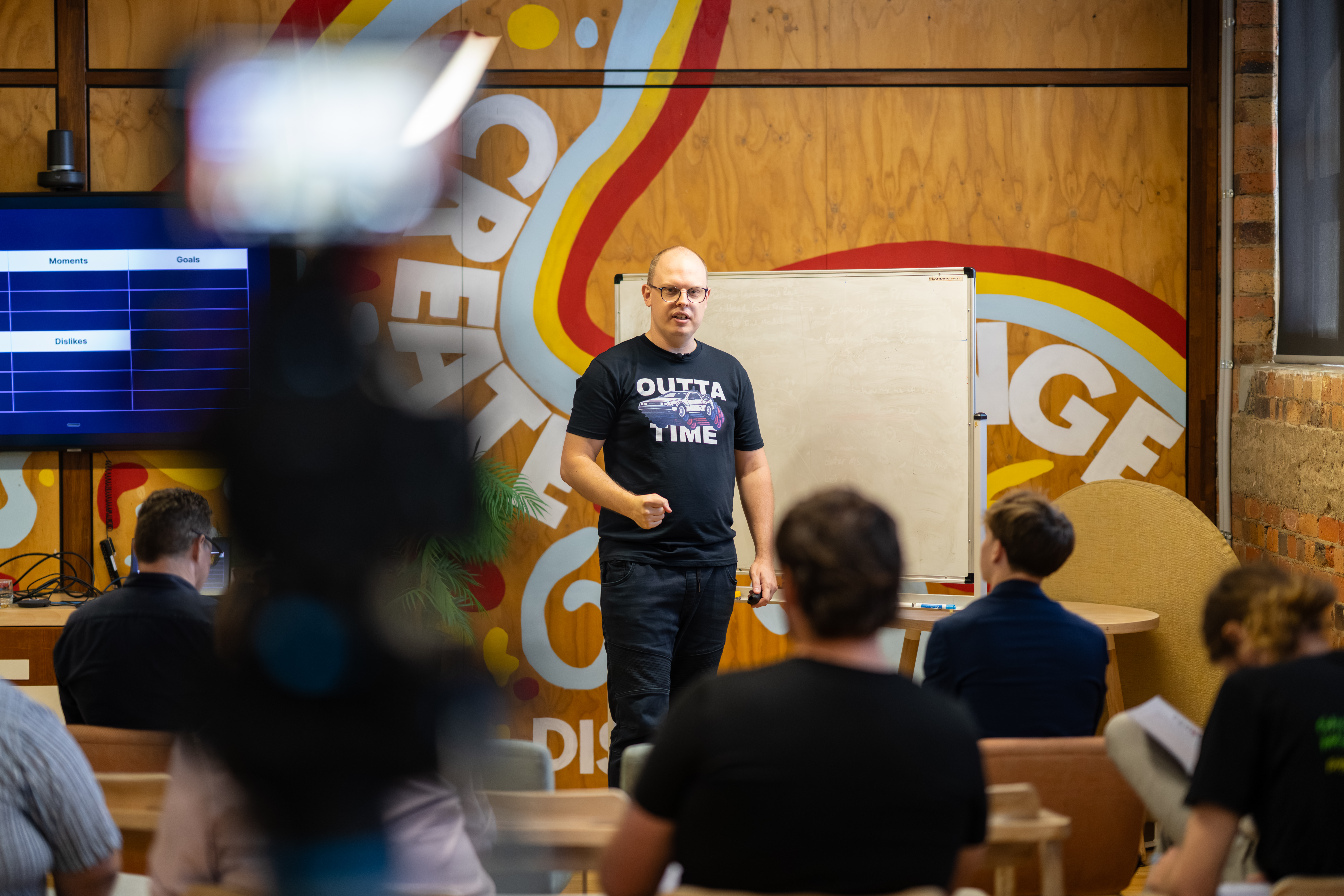 Freedom Workshop attendees collaborating at The Precinct